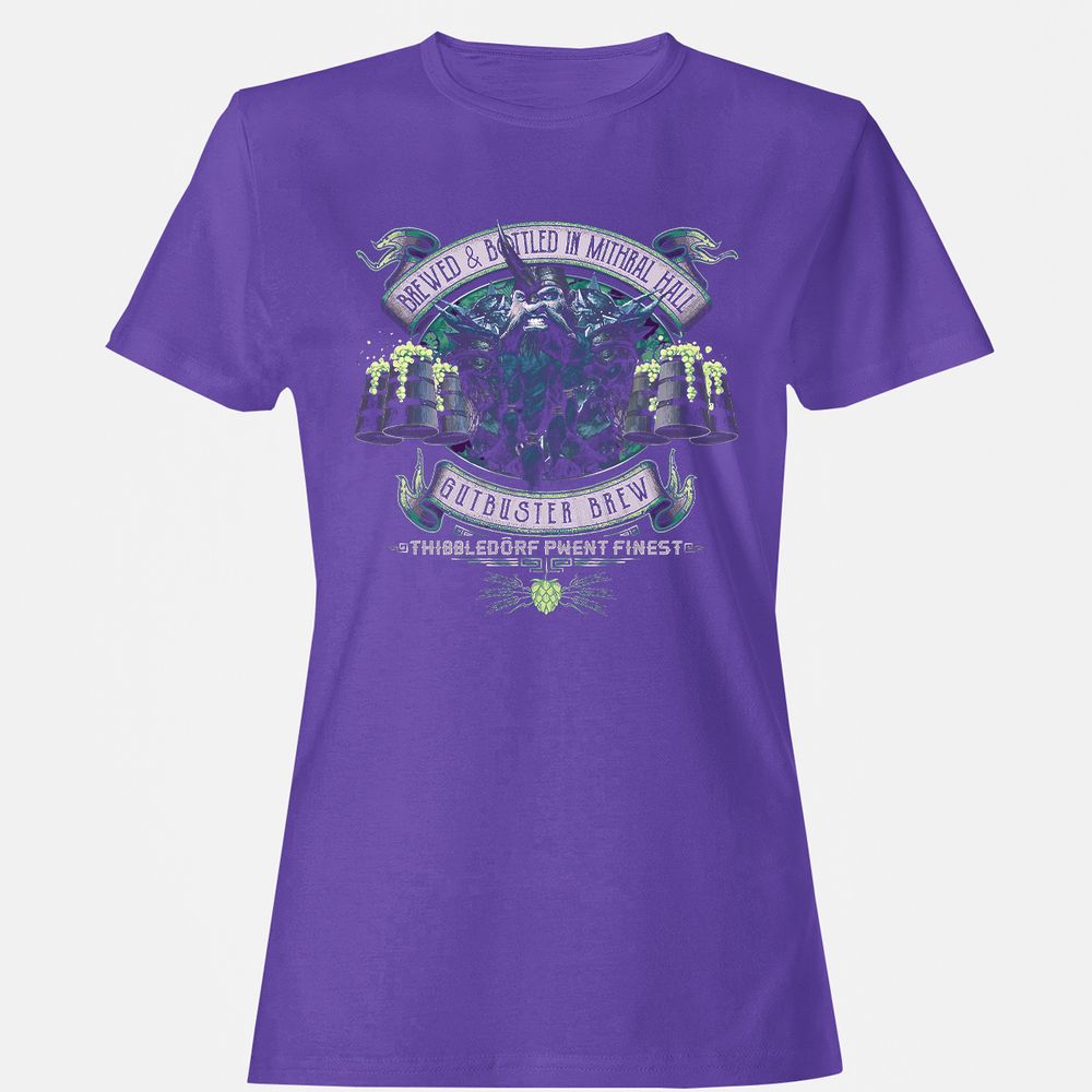 Women's T-Shirt - J8D8XKTB - Purple - 12