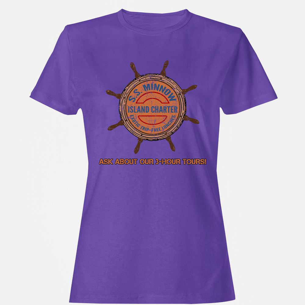 Women's T-Shirt - ZAHDH8EL - Purple - 12