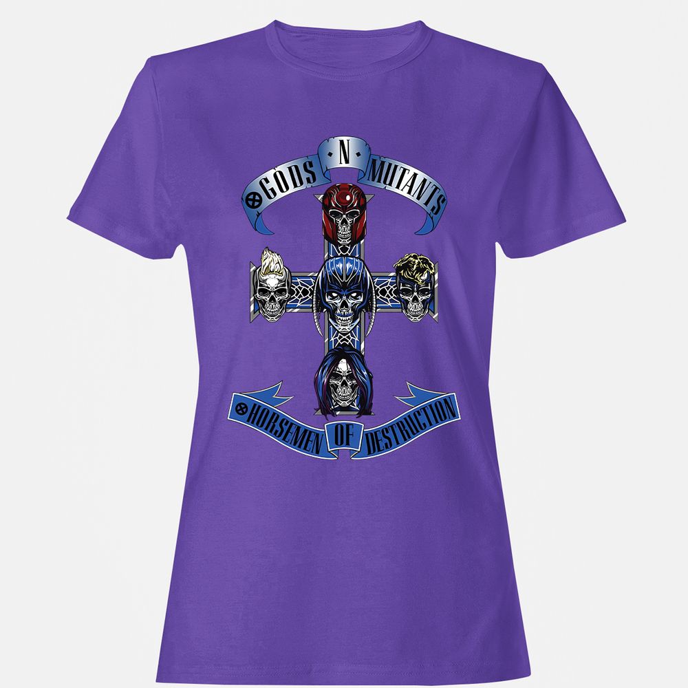 Women's T-Shirt - H9MTCU9K - Purple - 12