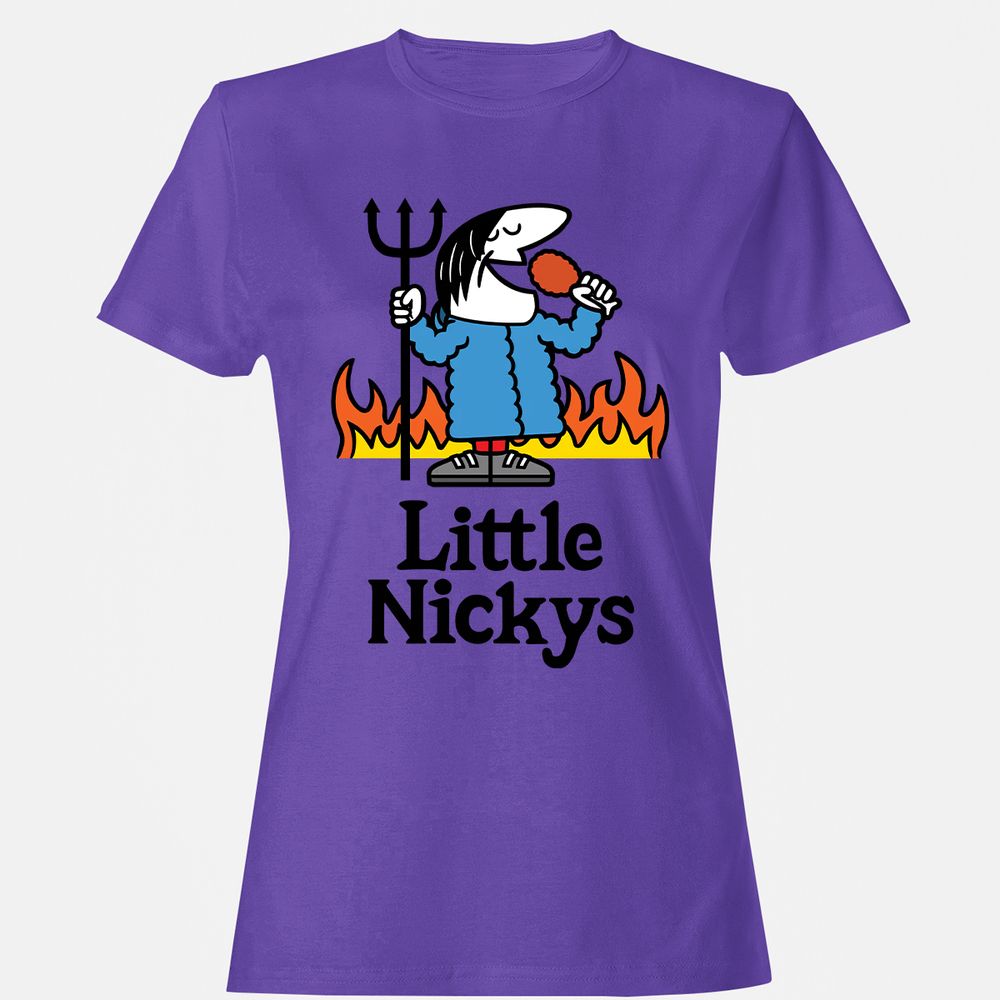 Women's T-Shirt - 61Q7YRGQ - Purple - 12