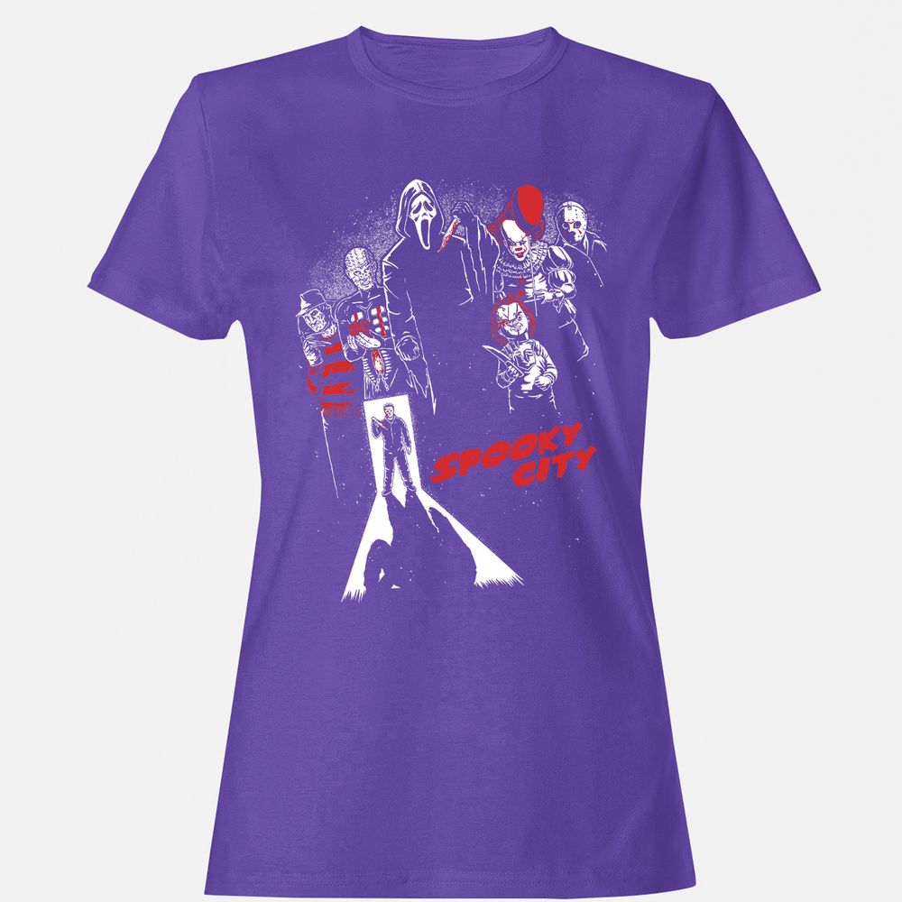 Women's T-Shirt - YQGWQA9P - Purple - 12