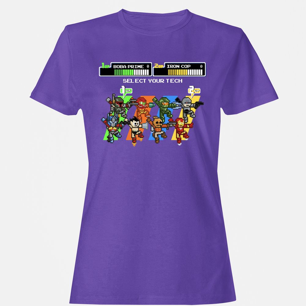 Women's T-Shirt - 72DLDH1L - Purple - 12