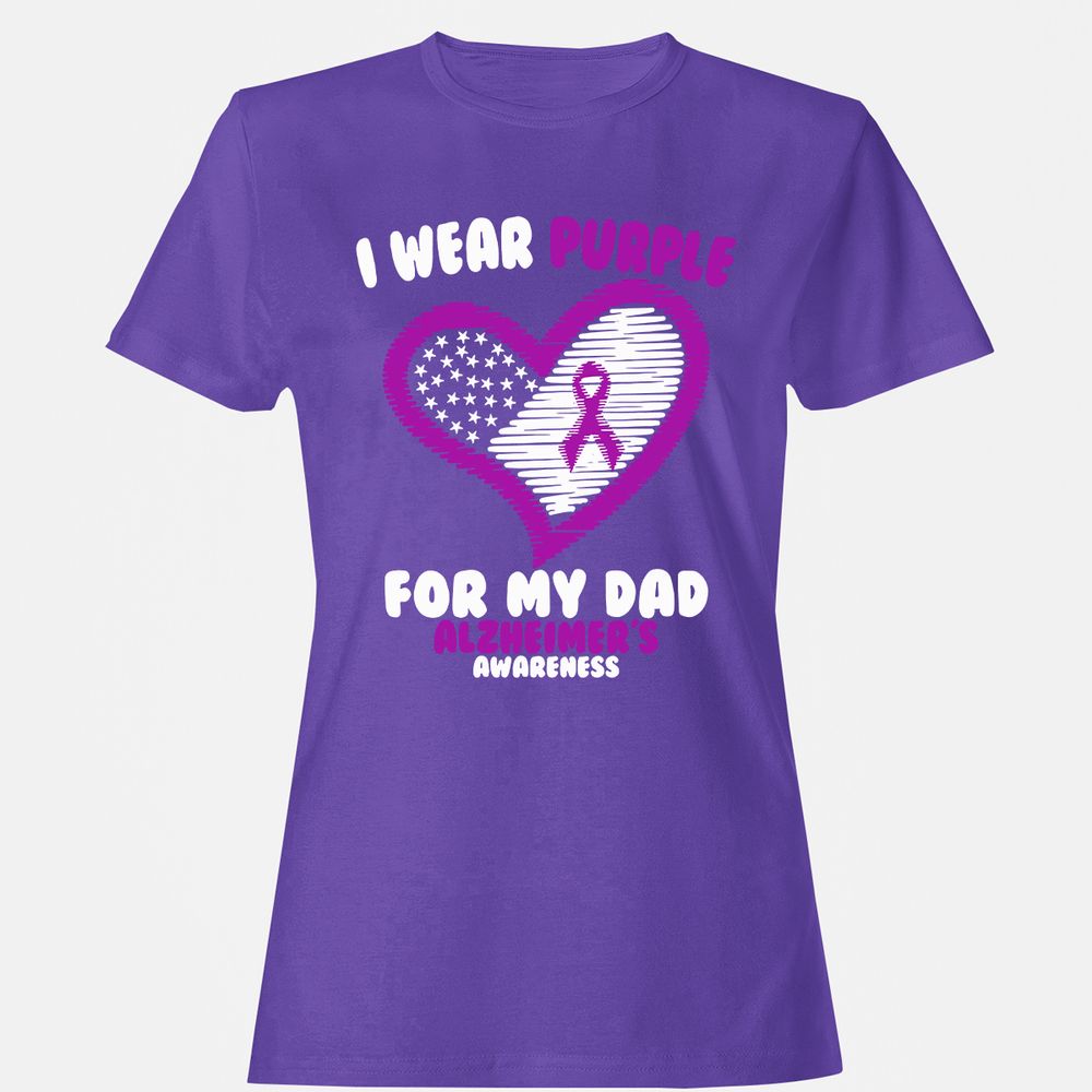 Women's T-Shirt - ZN7D8DSN - Purple - 12