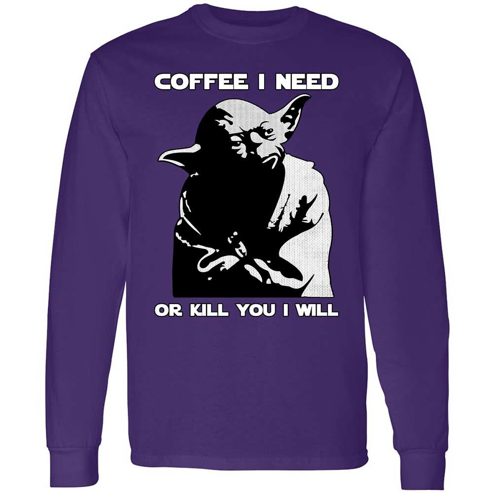 Coffee I Need - Purple - 12