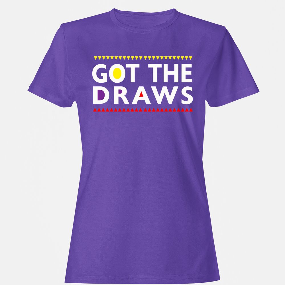 Women's T-Shirt - E62LMBQL - Purple - 12