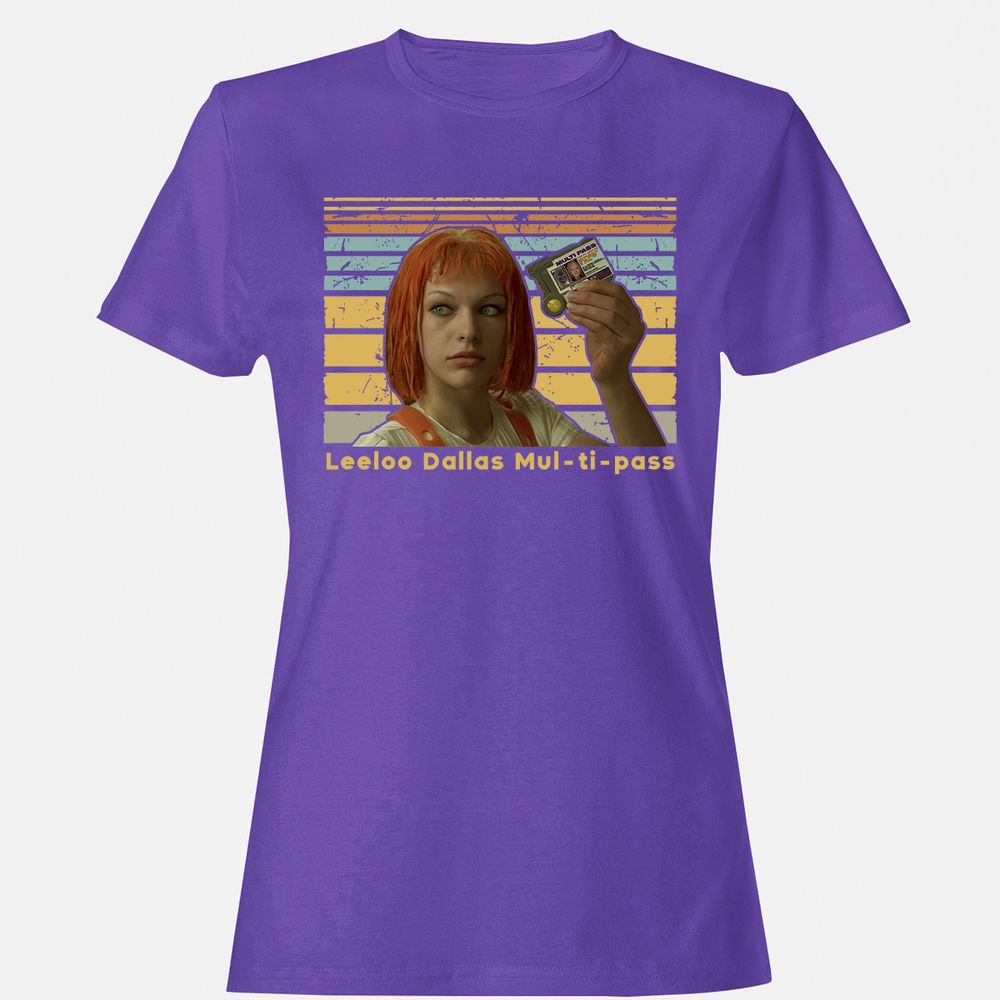 Women's T-Shirt - SMAH1Q9L - Purple - 12