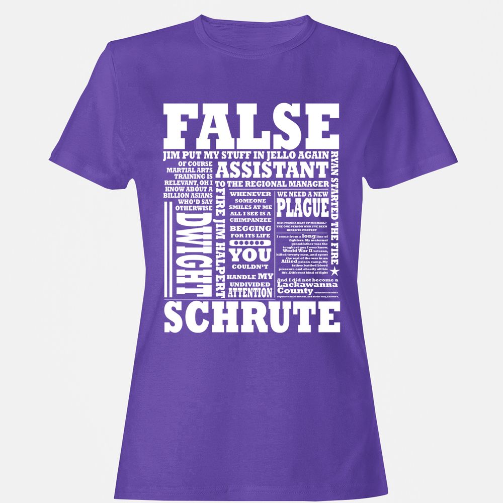 Women's T-Shirt - NEYKQ3CS - Purple - 12