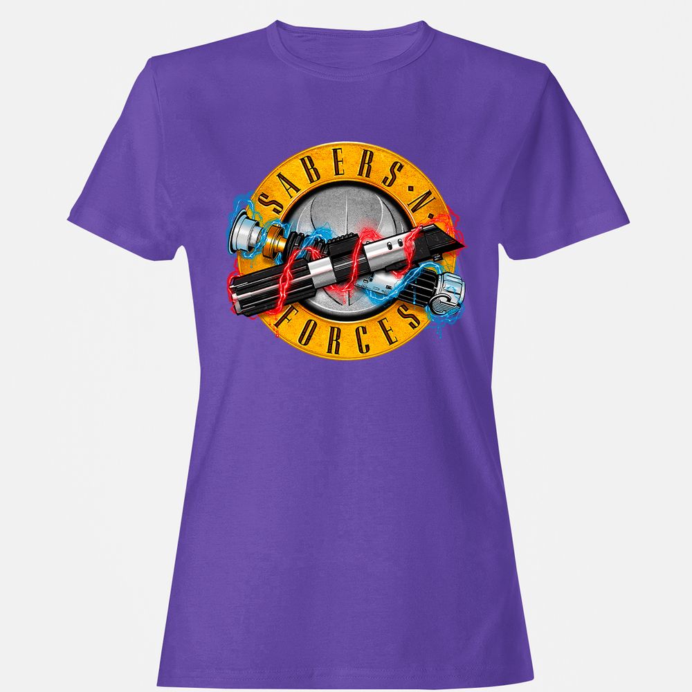 Women's T-Shirt - 2KVEHKA5 - Purple - 12