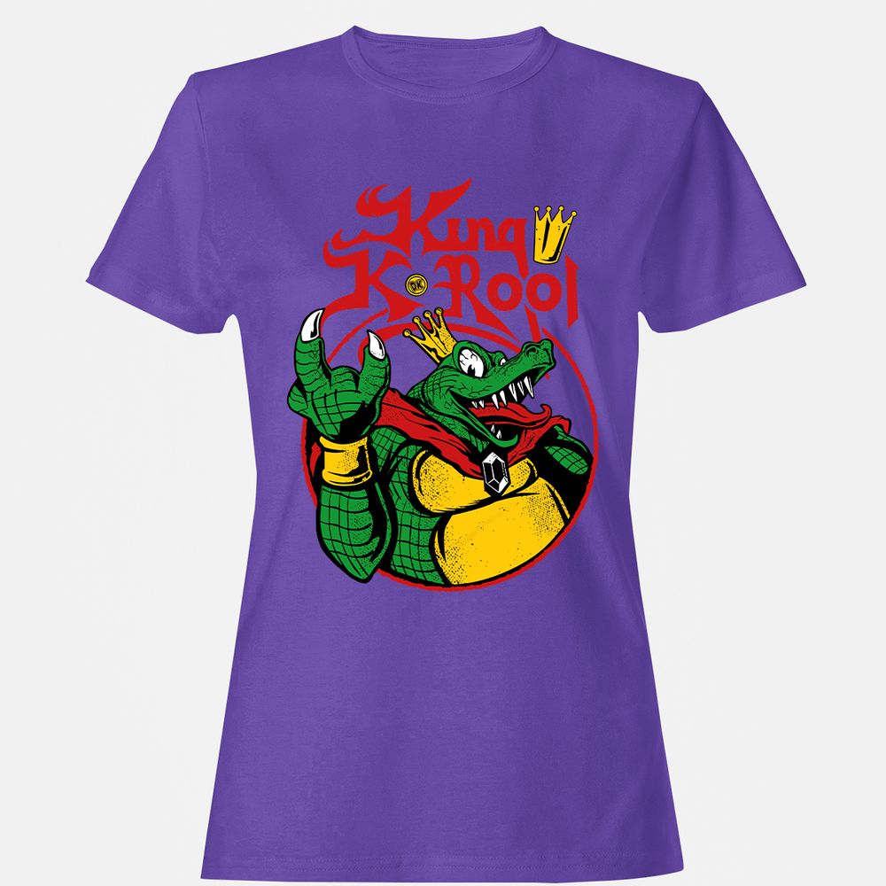Women's T-Shirt - E1CYF88K - Purple - 12