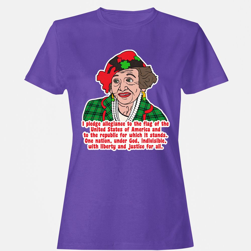 Women's T-Shirt - YQTLQSA7 - Purple - 12