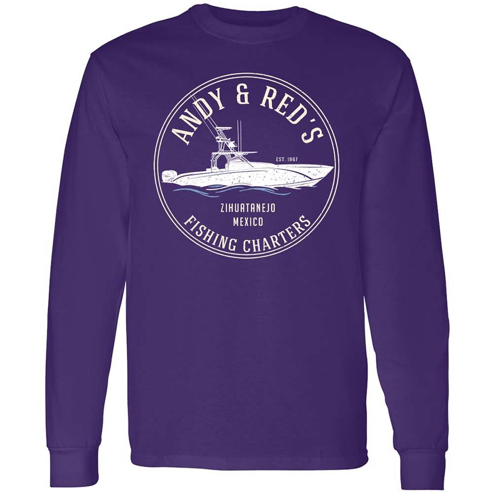 Long Sleeve T-Shirt - E1HF4GDP - Purple - 12