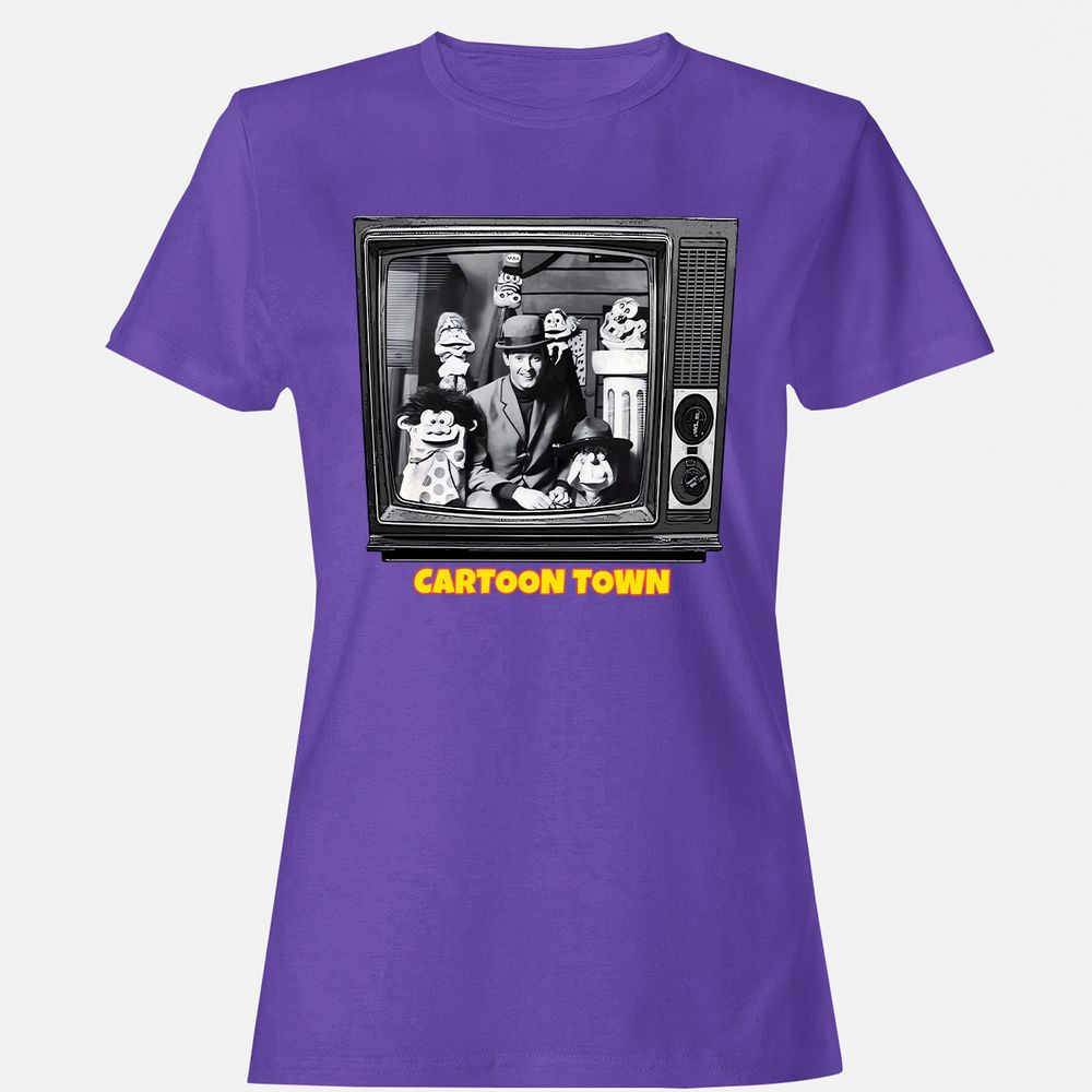 Cartoon Town - Purple - 12
