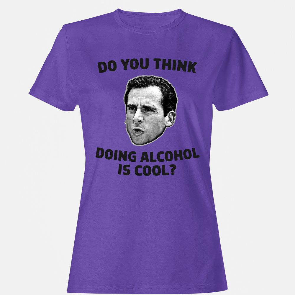 Women's T-Shirt - B498BEDD - Purple - 12