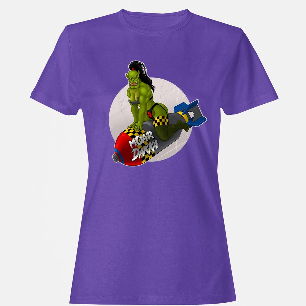 Women's T-Shirt - QDN8EXGN - Purple - 12