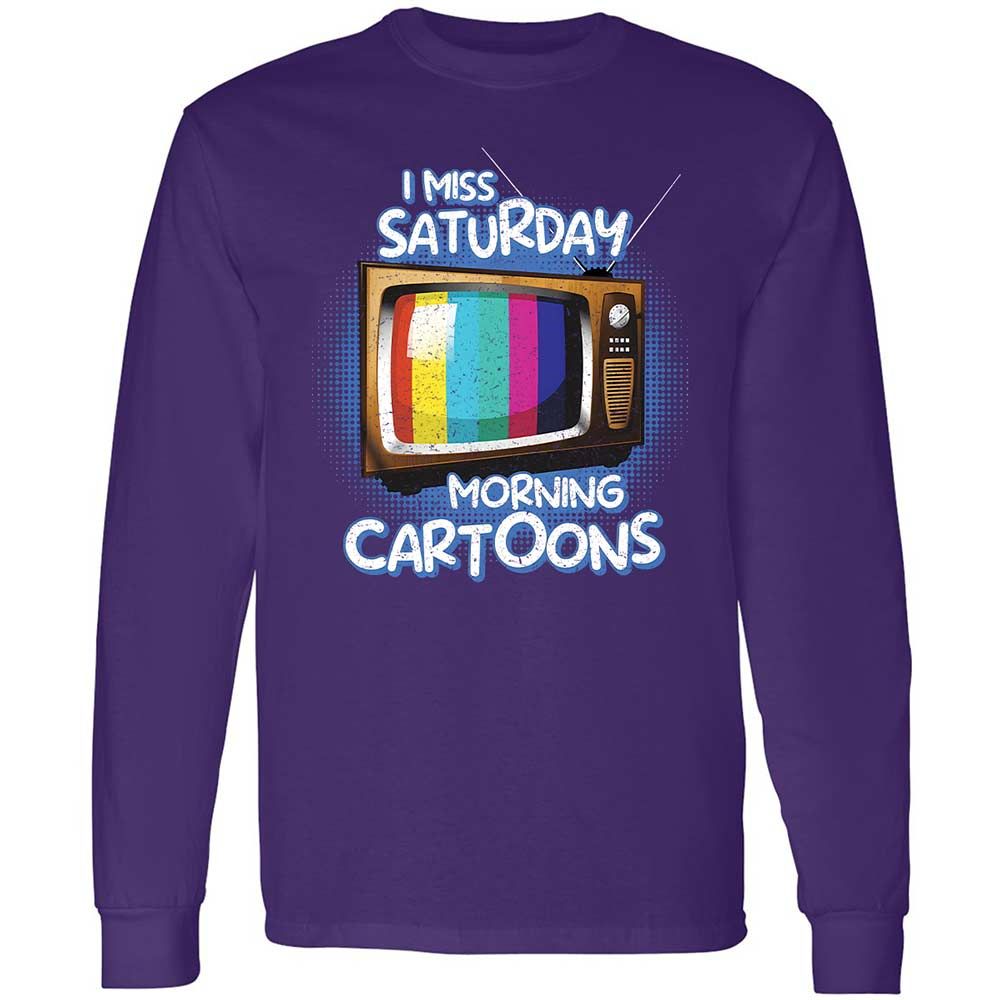 Long Sleeve T-Shirt - RJXH7C78 - Purple - 12