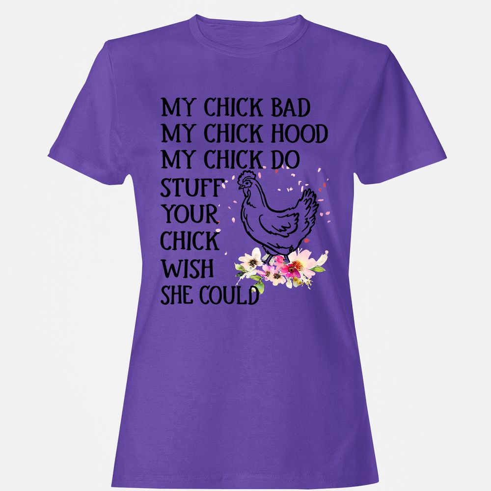 Women's T-Shirt - JS2ZXBAM - Purple - 12