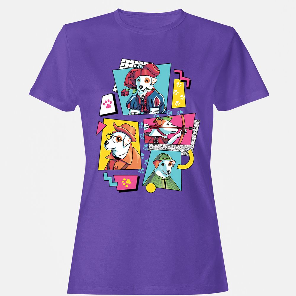 Women's T-Shirt - 9YUSUTKM - Purple - 12