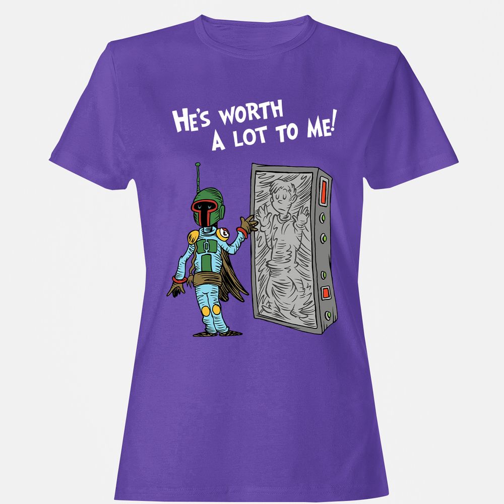 Women's T-Shirt - L6ARGVSG - Purple - 12