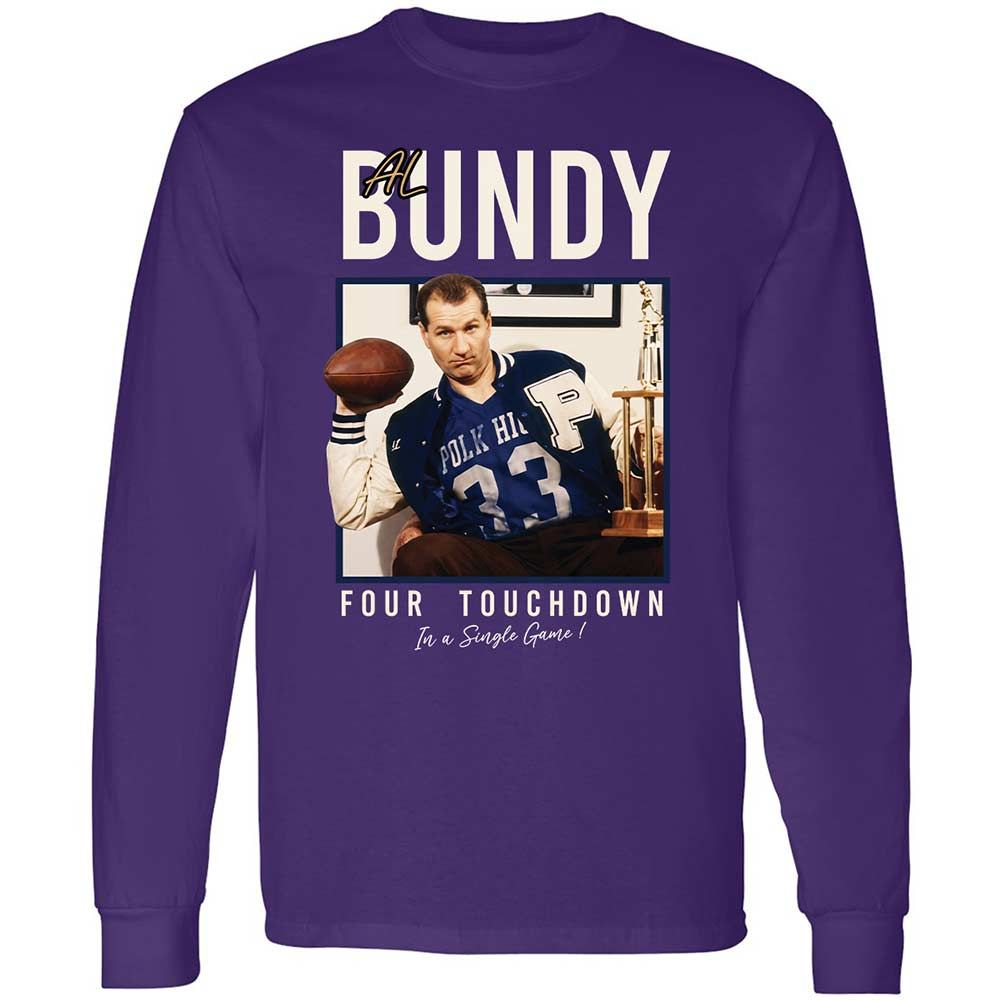 Long Sleeve T-Shirt - BSBT9V3C - Purple - 12