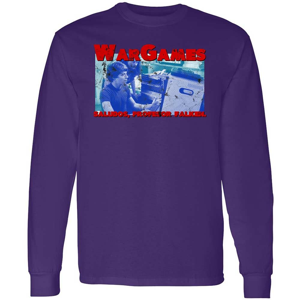 Greetings, Professor Falken - Purple - 12