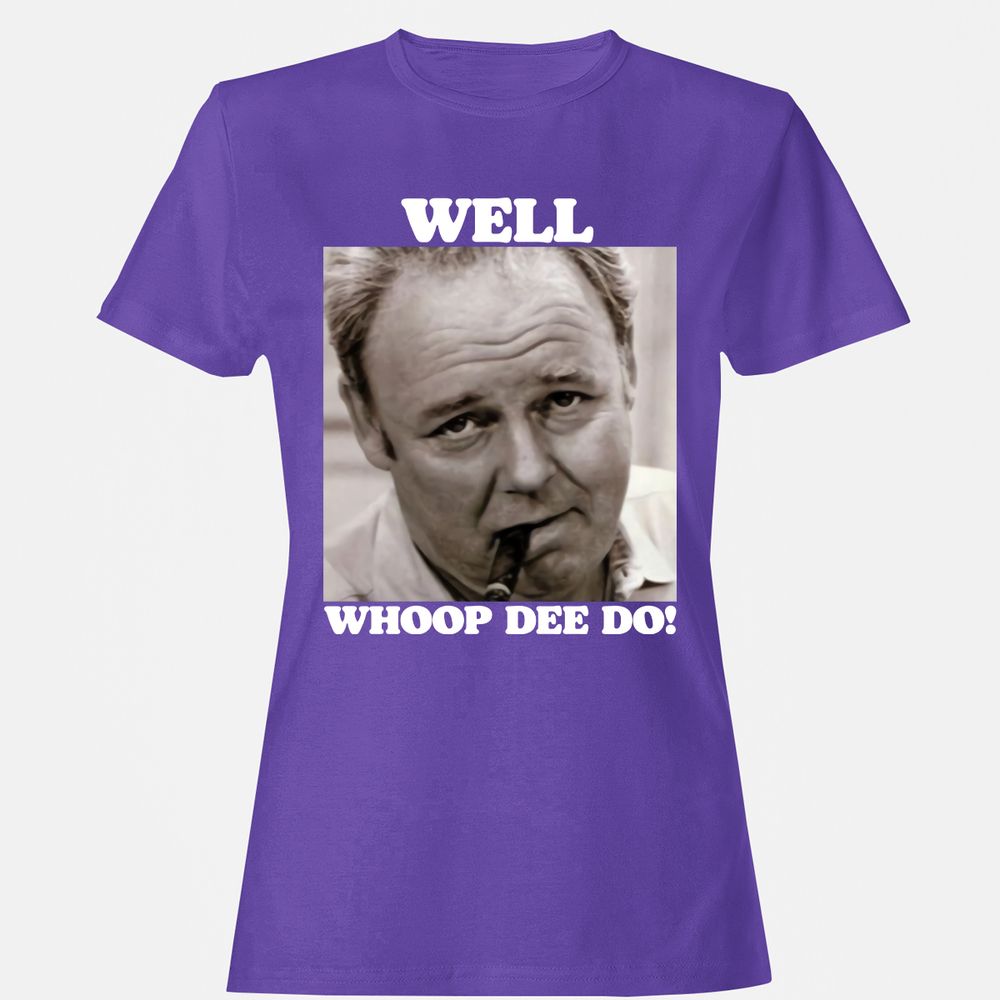Funny 70s Tv Quote Whoop Dee Do - Purple - 12