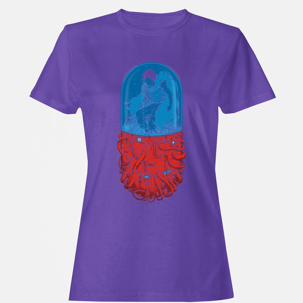 Women's T-Shirt - B3AHLE56 - Purple - 12