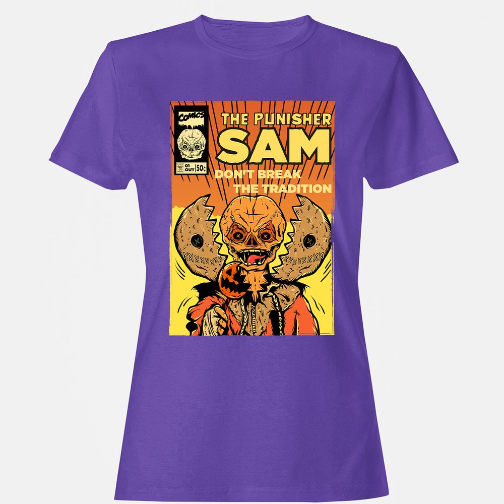 Women's T-Shirt - 3MMDE7KZ - Purple - 12