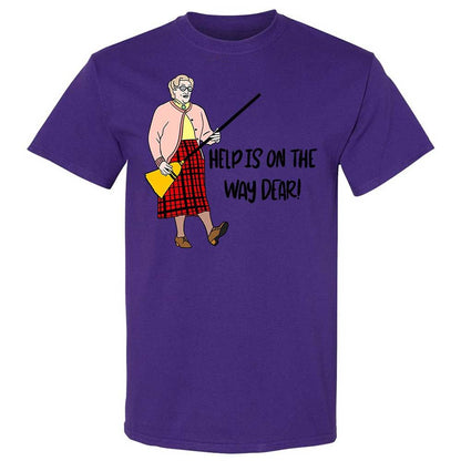 Help is on the way dear - Purple - 12