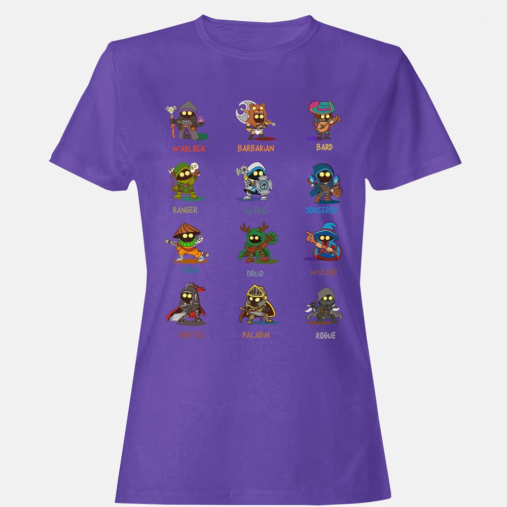 Women's T-Shirt - 3TNWDMTT - Purple - 12