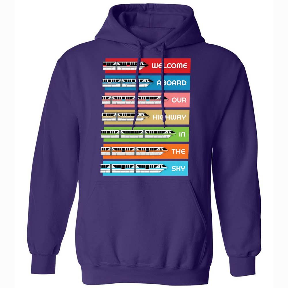 Classic Unisex Hoodie - Black - Purple - 12