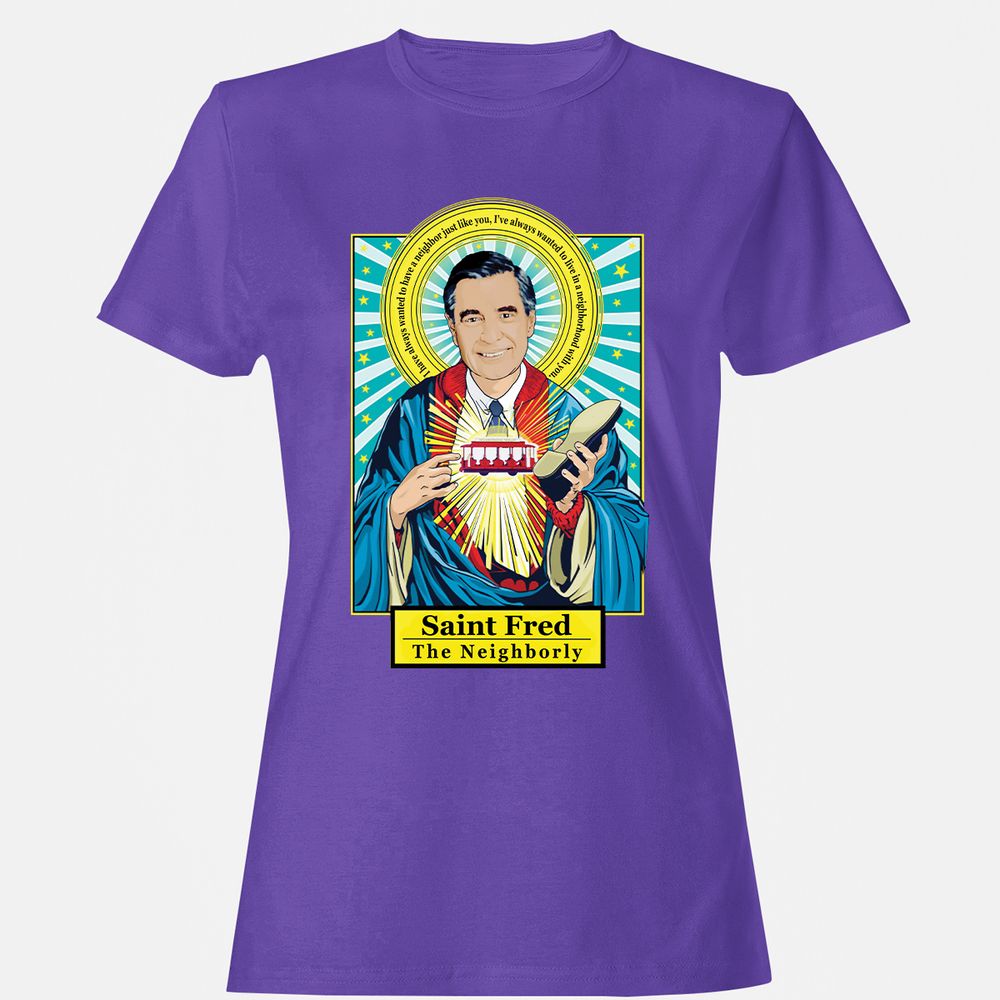 Women's T-Shirt - RC74YN8V - Purple - 12