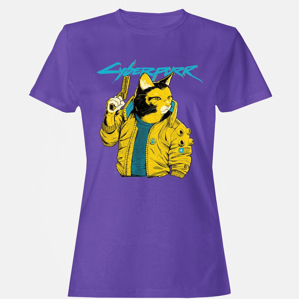 Women's T-Shirt - A5VPJGCM - Purple - 12