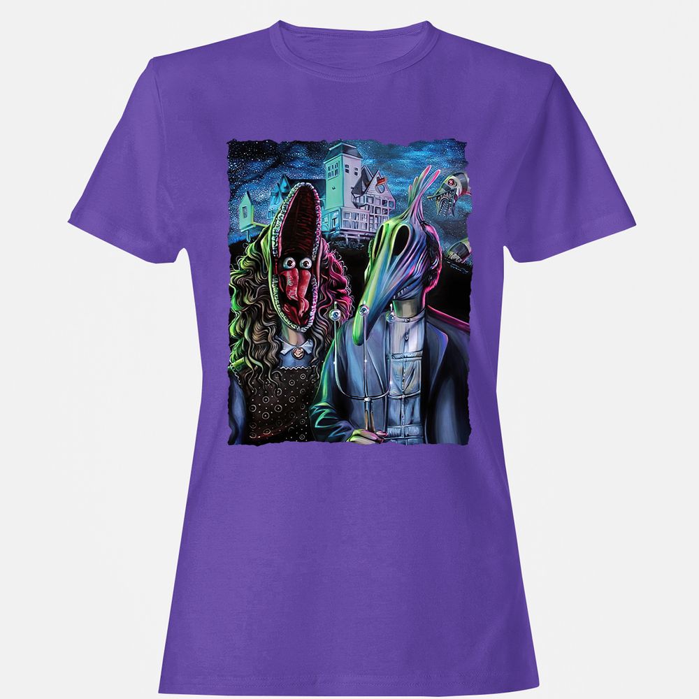 Women's T-Shirt - V5FJ2193 - Purple - 12