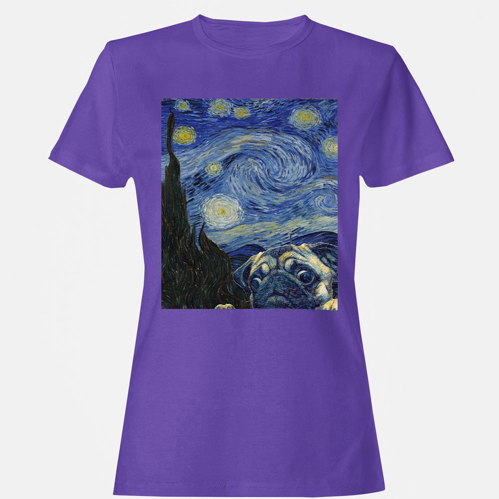 Women's T-Shirt - XV9HFZL1 - Purple - 12