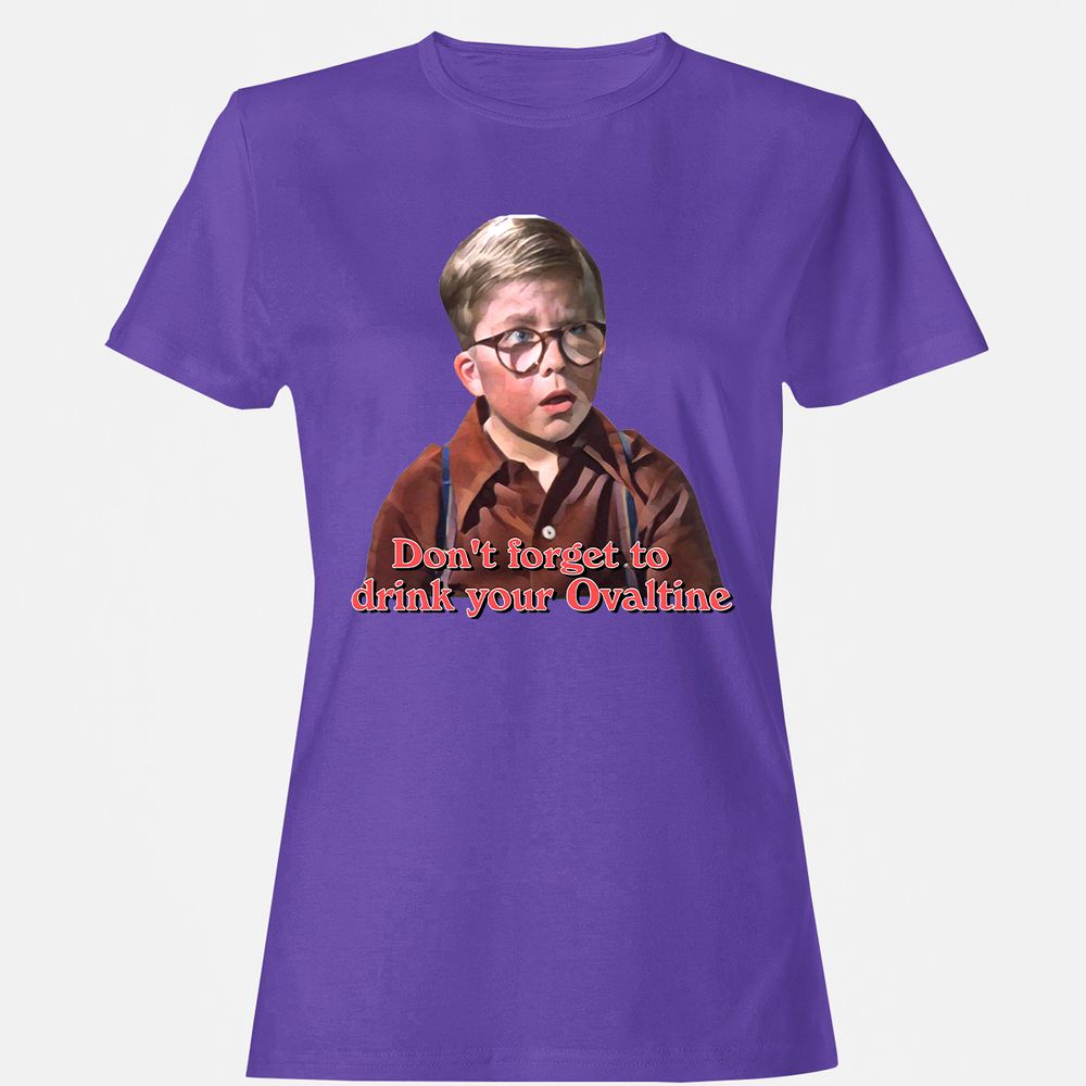 Women's T-Shirt - SV5CD9N6 - Purple - 12