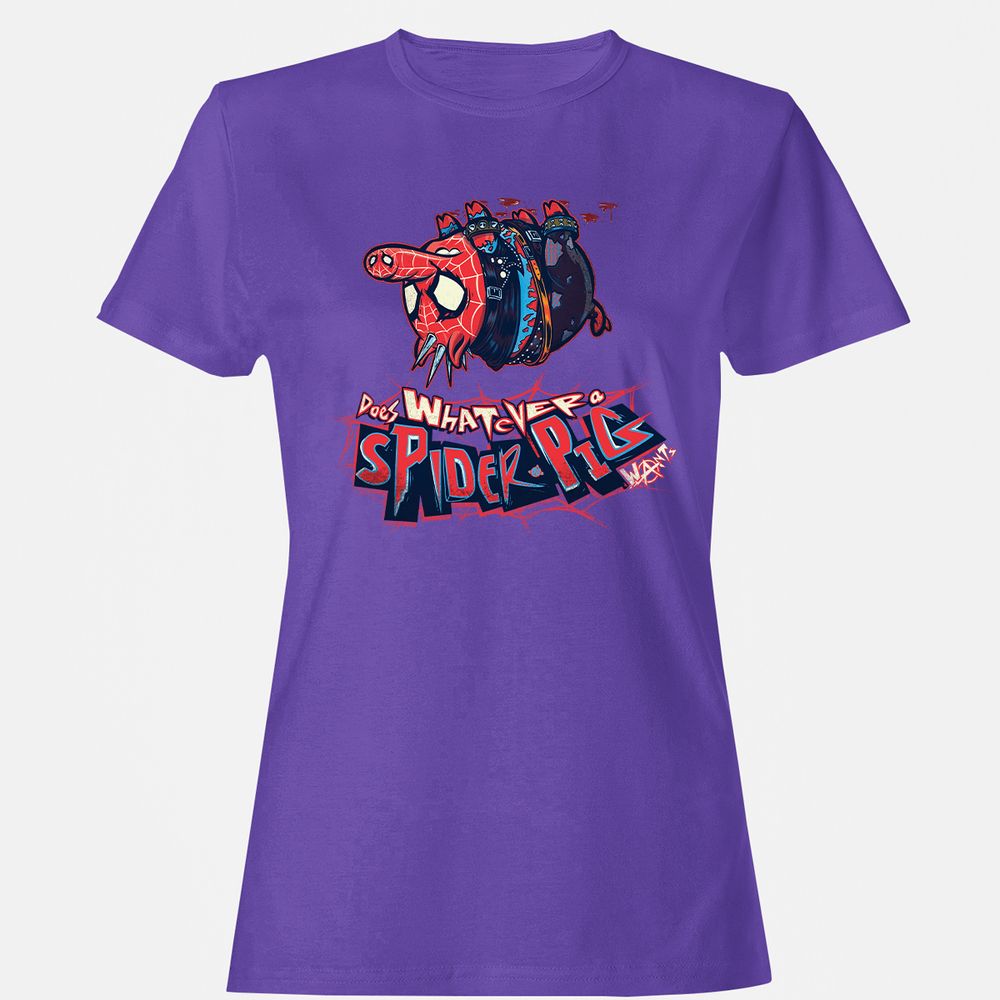 Women's T-Shirt - 66QBTLEE - Purple - 12