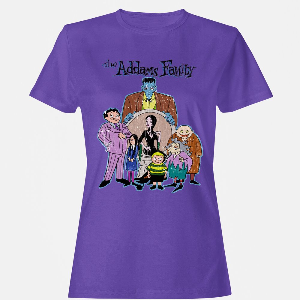 Women's T-Shirt - Y1C5Q6H2 - Purple - 12