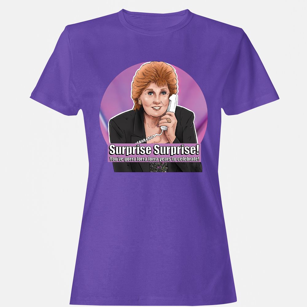 Women's T-Shirt - EZ4U5F5M - Purple - 12