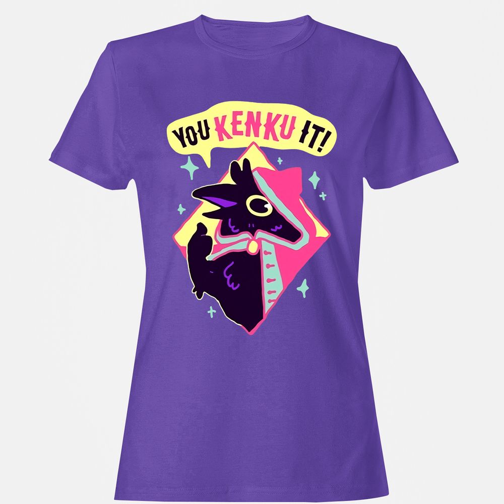 Women's T-Shirt - 9Q5ZTBGV - Purple - 12