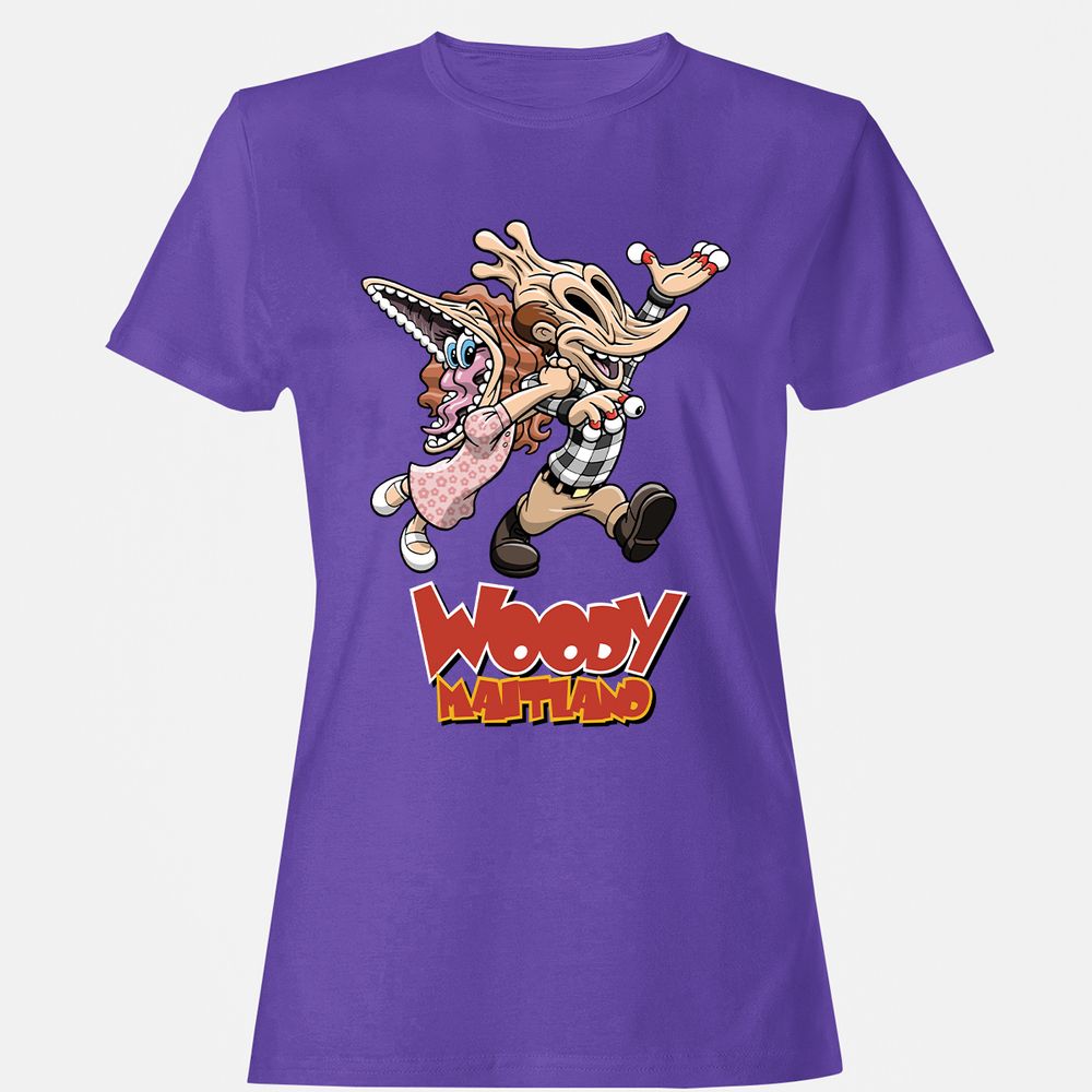 Women's T-Shirt - 8GKUVHMB - Purple - 12