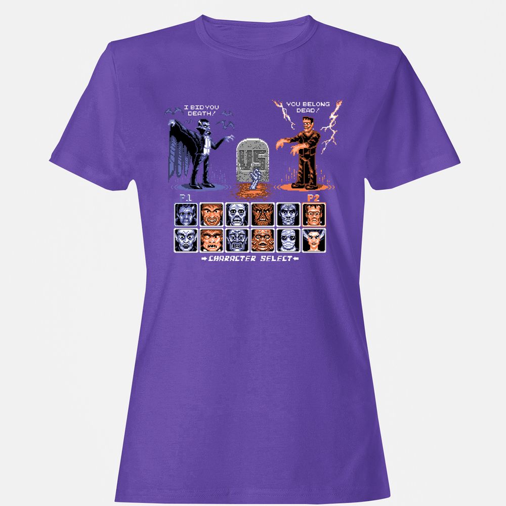 Women's T-Shirt - WK34QLPQ - Purple - 12