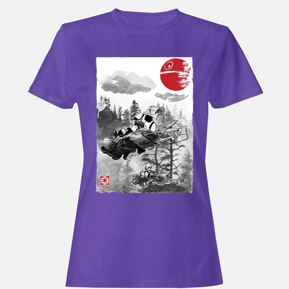 Women's T-Shirt - L62NVZHD - Purple - 12