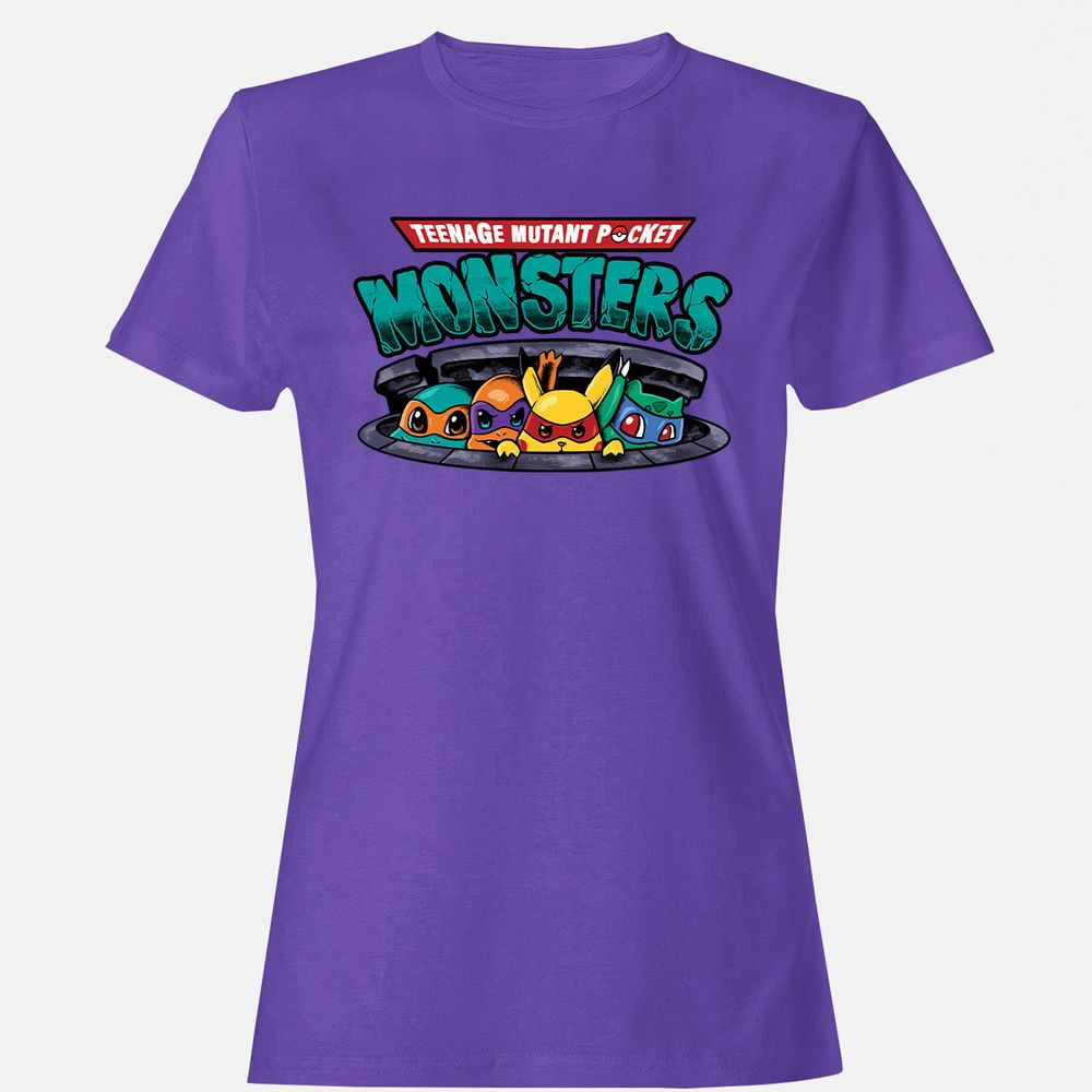Women's T-Shirt - V2PTB66D - Purple - 12