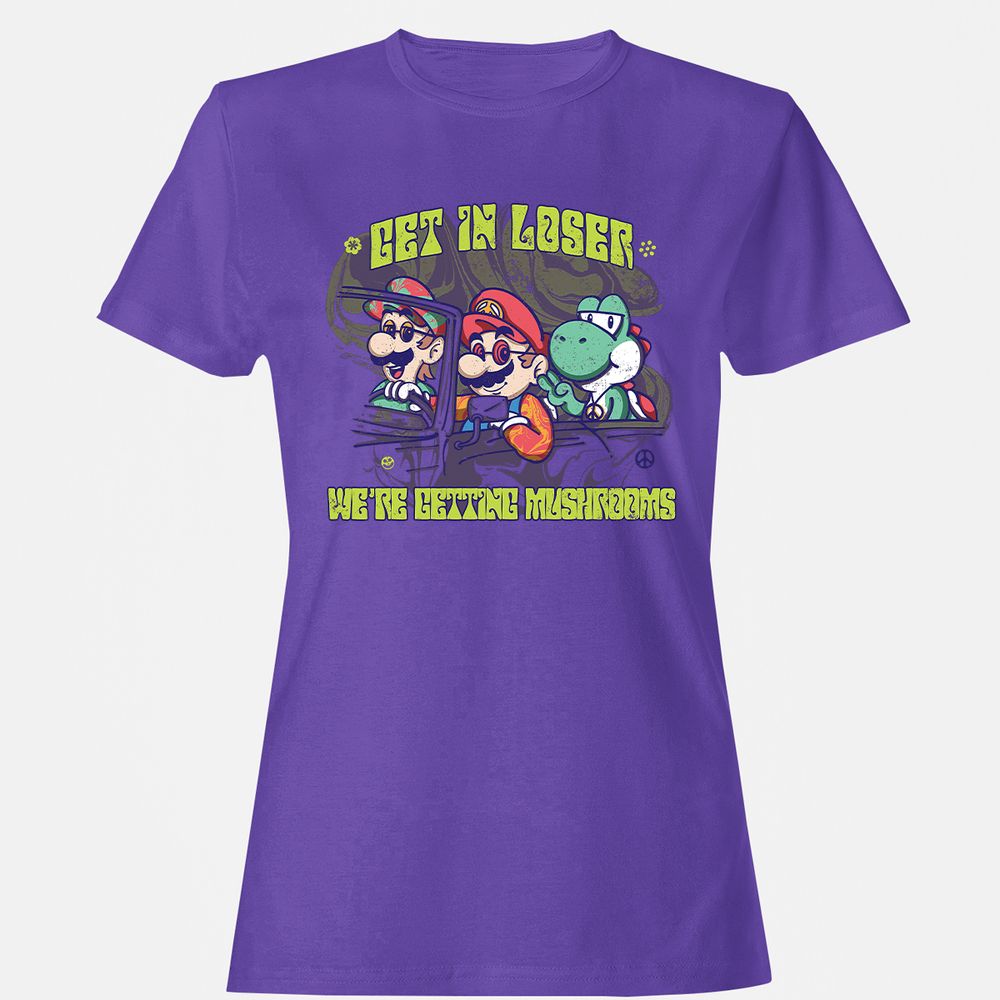 Women's T-Shirt - XHUJWZJQ - Purple - 12