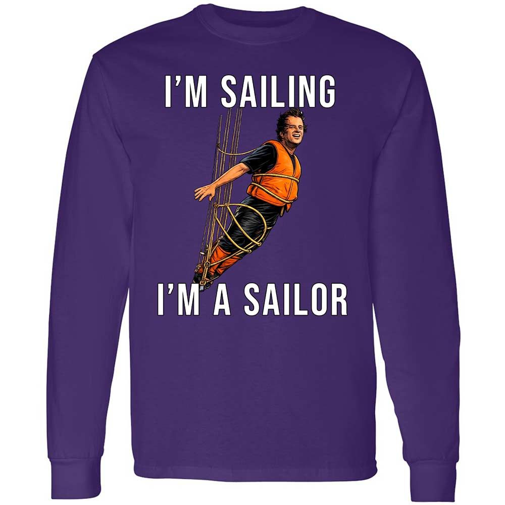 Long Sleeve T-Shirt - BS1R9PVU - Purple - 12
