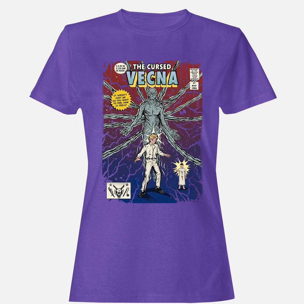 Women's T-Shirt - HBRP8DY9 - Purple - 12