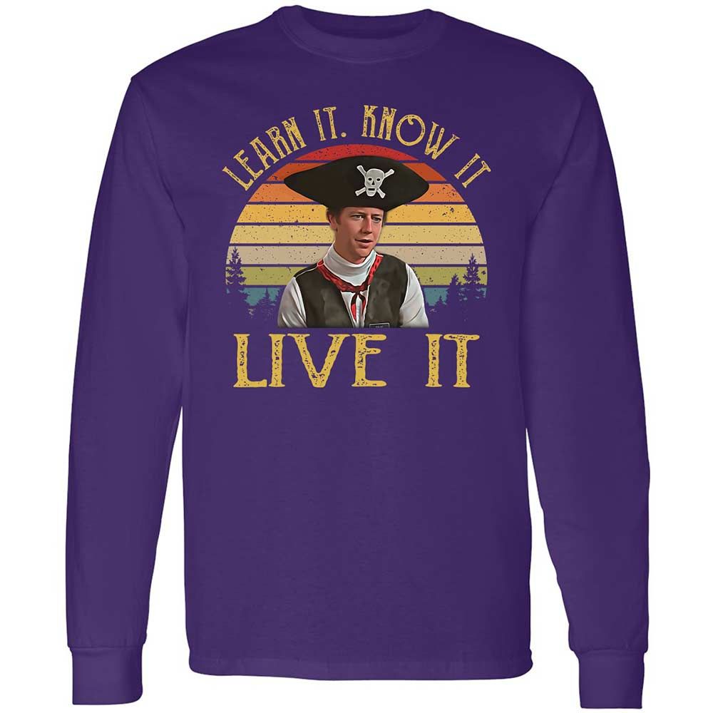 Long Sleeve T-Shirt - T97UEYCD - Purple - 12