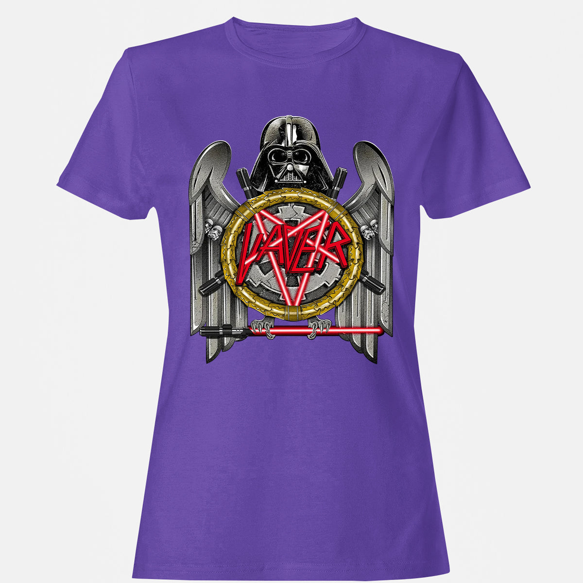 Women's T-Shirt - 3ZP3AUBE - Purple - 12