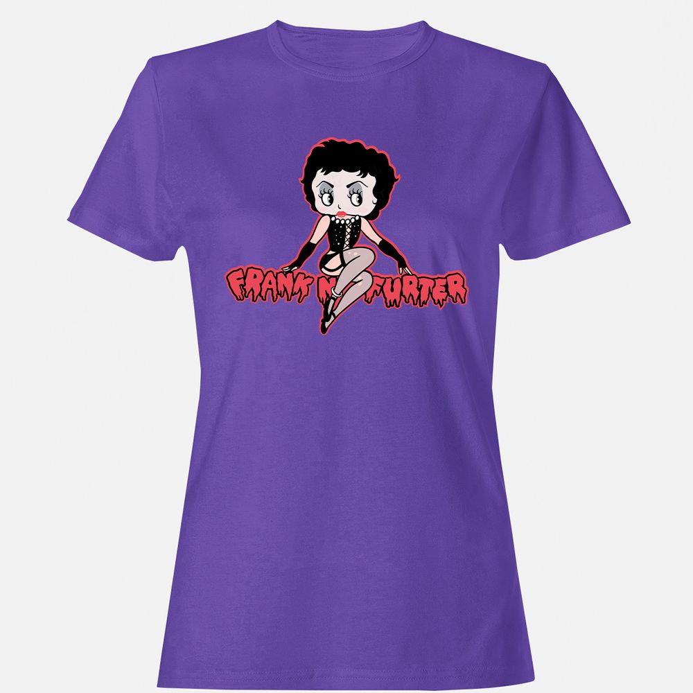 Women's T-Shirt - V9RES6CR - Purple - 12