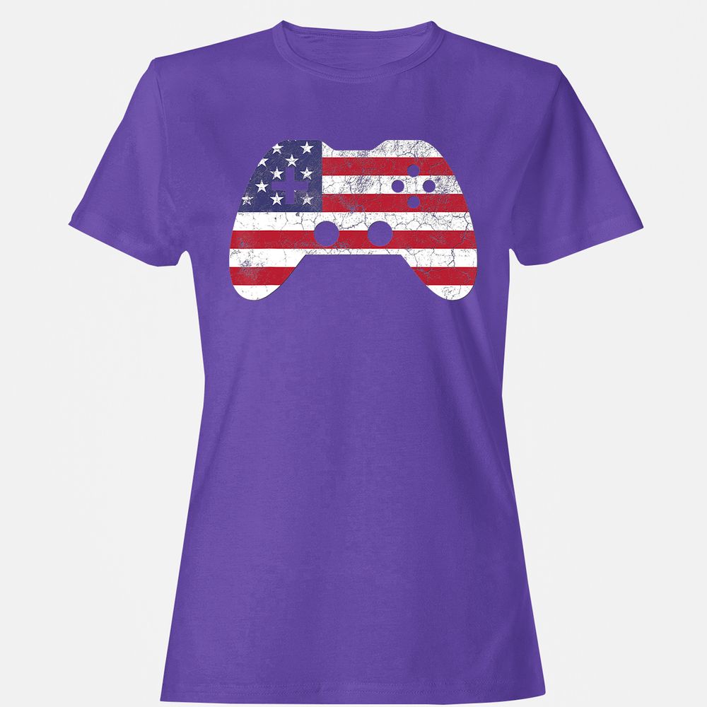 Women's T-Shirt - HMUECVE4 - Purple - 12